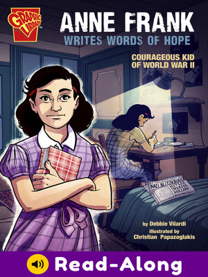 cover image of Anne Frank Writes Words of Hope